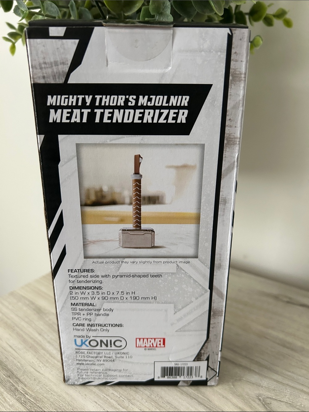 Thor Mjolnir Meat Tenderizer - Brown & Silver NIB - Picture 2 of 6